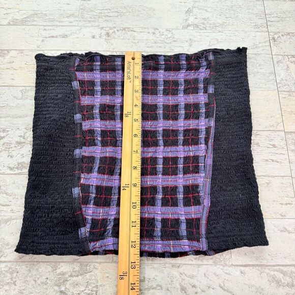 Free People Combo Black Purple In The Groove Tube Tank Top Size Medium - Picture 8 of 10